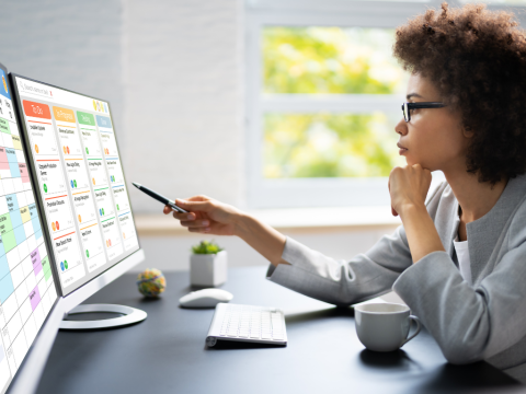 Project time tracking for professional services